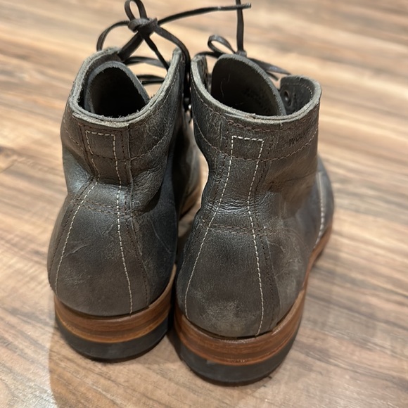 Wolverine 1000 mile boots genuine leather silver lace - Picture 4 of 9